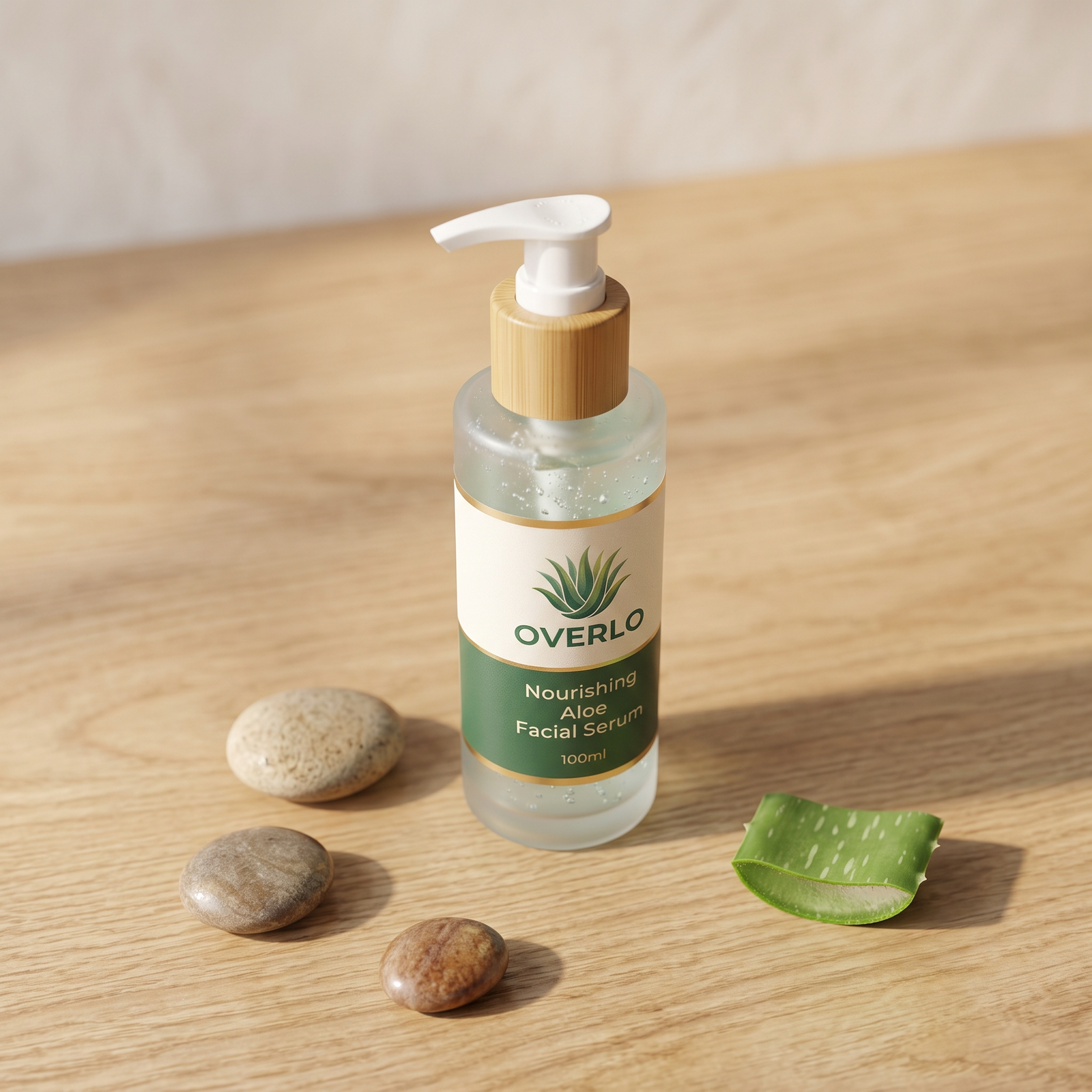 OVERLO Nourishing Aloe Facial Serum – Deep Hydration & Soothing Care, 100ml - Image 2