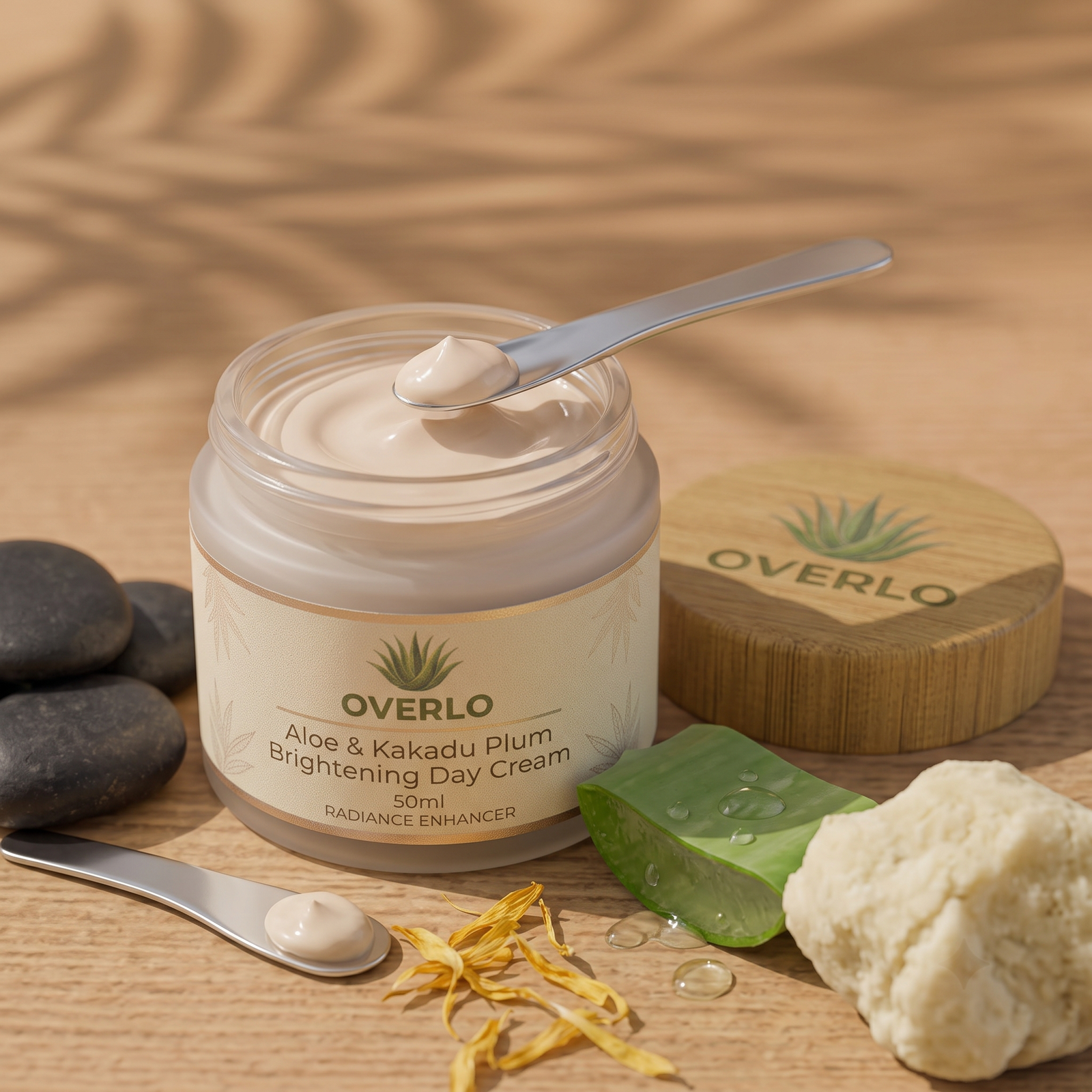 OVERLO Aloe & Kakadu Plum Brightening Day Cream – Radiance Enhancer, 50ml - Image 2